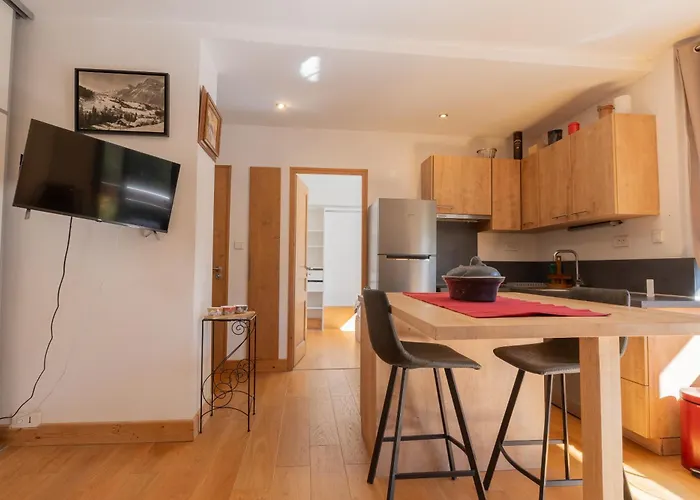 Lumineux A Avec Vue Imprenable Sur Mont Blanc Et Parking * 霞慕尼