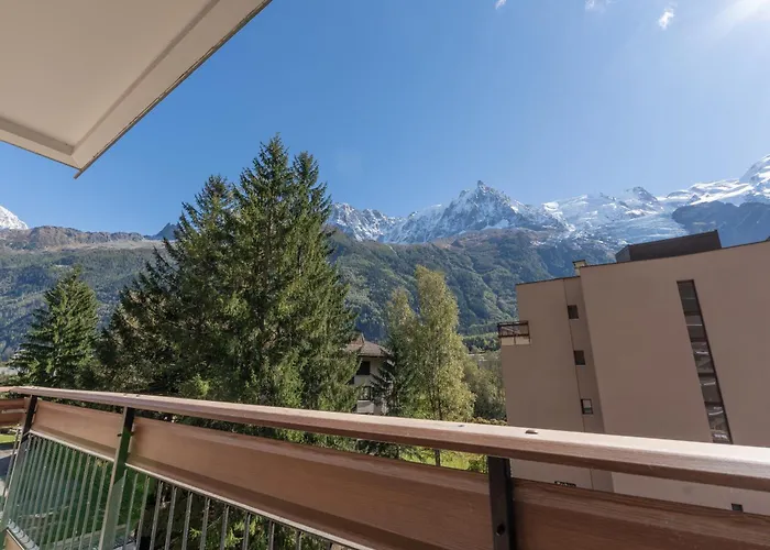 Lumineux A Avec Vue Imprenable Sur Mont Blanc Et Parking 公寓 *