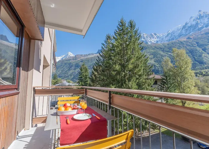 Lumineux A Avec Vue Imprenable Sur Mont Blanc Et Parking Apartamento Chamonix Mont Blanc