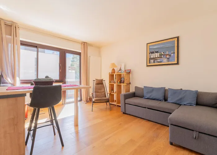 Apartamento Lumineux A Avec Vue Imprenable Sur Mont Blanc Et Parking